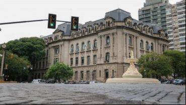 El edificio de la ex Aduana de Rosario.