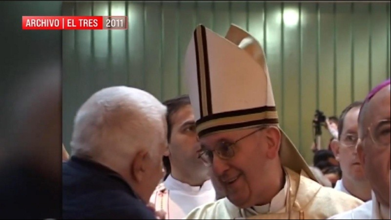 Bergoglio pasó por Rosario en 2011, cuando era arzobispo de la Ciudad de Buenos Aires.