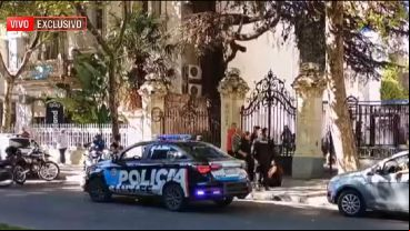 La cuadra de Oroño al 1100, donde trabaja la víctima del acoso denunciado este martes.