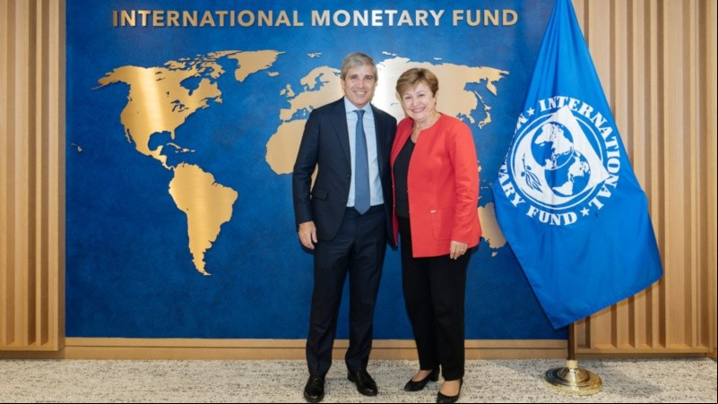 Caputo y Georgieva este miércoles en Washington.