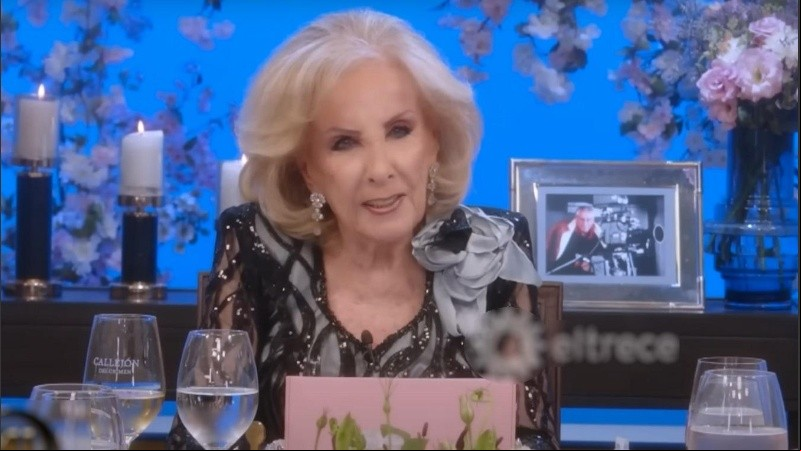 Mirtha Legrand recordó al papa Francisco.