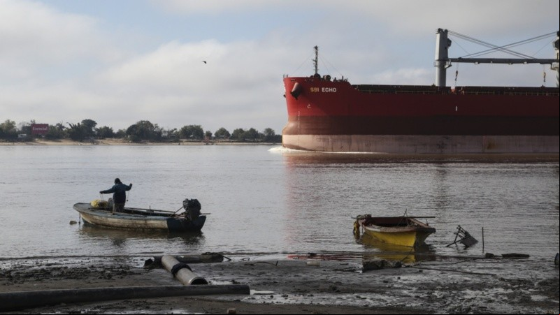 La bajante todavía no alcanza los niveles históricos de 2021 y 2022, cuando el Paraná registró altura negativa en Rosario.