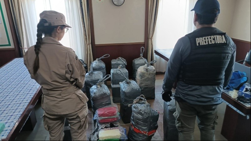 Las fuerzas federales preservaron el hallazgo en el barco de tripulación filipina.