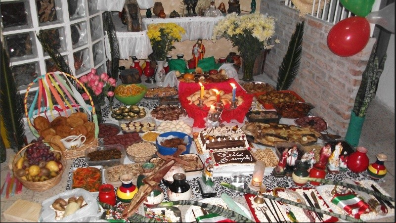 Ofrendas para una obligación de Caboclo y una data de Ogun en casa de la Mae Alejandra de Oxum, 2012.