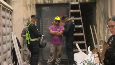 El operativo de asistencia fue en el interior y con corte de calle afuera.