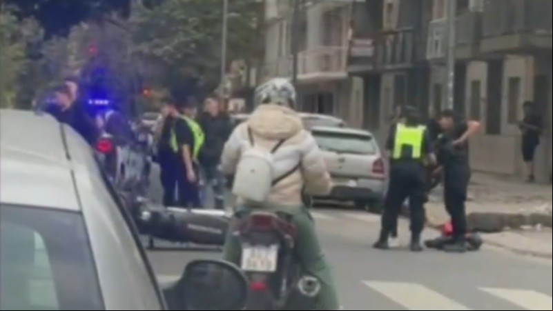 El operativo policial en Vera Mujica y San Lorenzo.