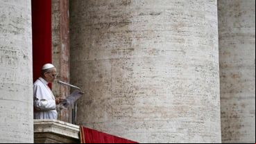 El papa León XIV rezó por la paz este domingo.