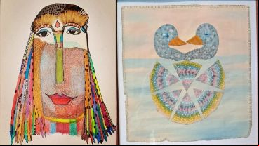 Algunas de las obras que se expondrán en esta muestra de compañeros que cursaron en la Escuela de Artes Visuales hace tiempo.