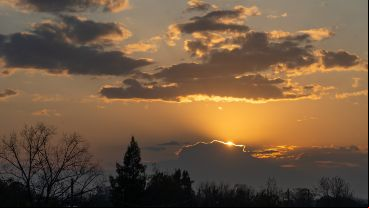 Llegan las nubes.
