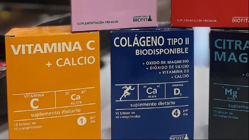 Imágen ilustrativa de algunas productos del laboratorio Bio Fit.