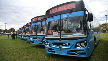 Los nuevos colectivos presentados por la Municipalidad para la línea 132