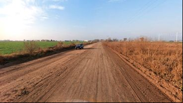 La colectora este de la autopista a Santa Fe, donde encontraron el vehículo con su dueño encerrado.