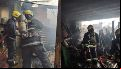 Varias dotaciones de bomberos frenaron el incendio de una vivienda en Empalme Graneros  