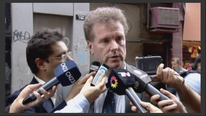 Milman dejó algunos conceptos a la prensa desde Comodoro Py.
