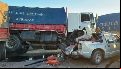 Por choque entre camión y camioneta hay corte total en el puente Rosario-Victoria