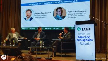 Guillermo Sidoti (Iaef), Diego Fernández (A3) y Fernando Luciani (MAV).