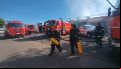 Incendio de magnitud en zona sur: pérdidas totales en una carpintería y otros comercios afectados