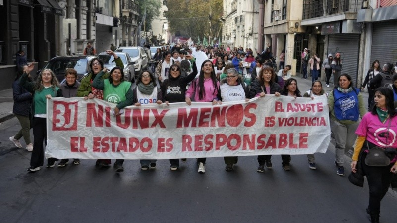 Nueva marcha en Rosario, a 10 años de Ni una menos.