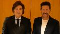 Javier Milei se encontró con el "Cholo" Simeone durante su gira por Europa: "¡Qué placer verte!"