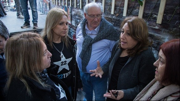 La intendenta Mónica Fein se acercó al lugar. La intendenta Mónica Fein se acercó al lugar.